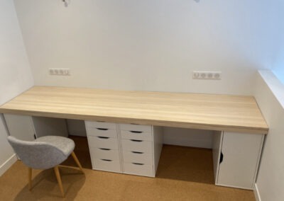 BUREAU PARENTS EN PIN RADIATA